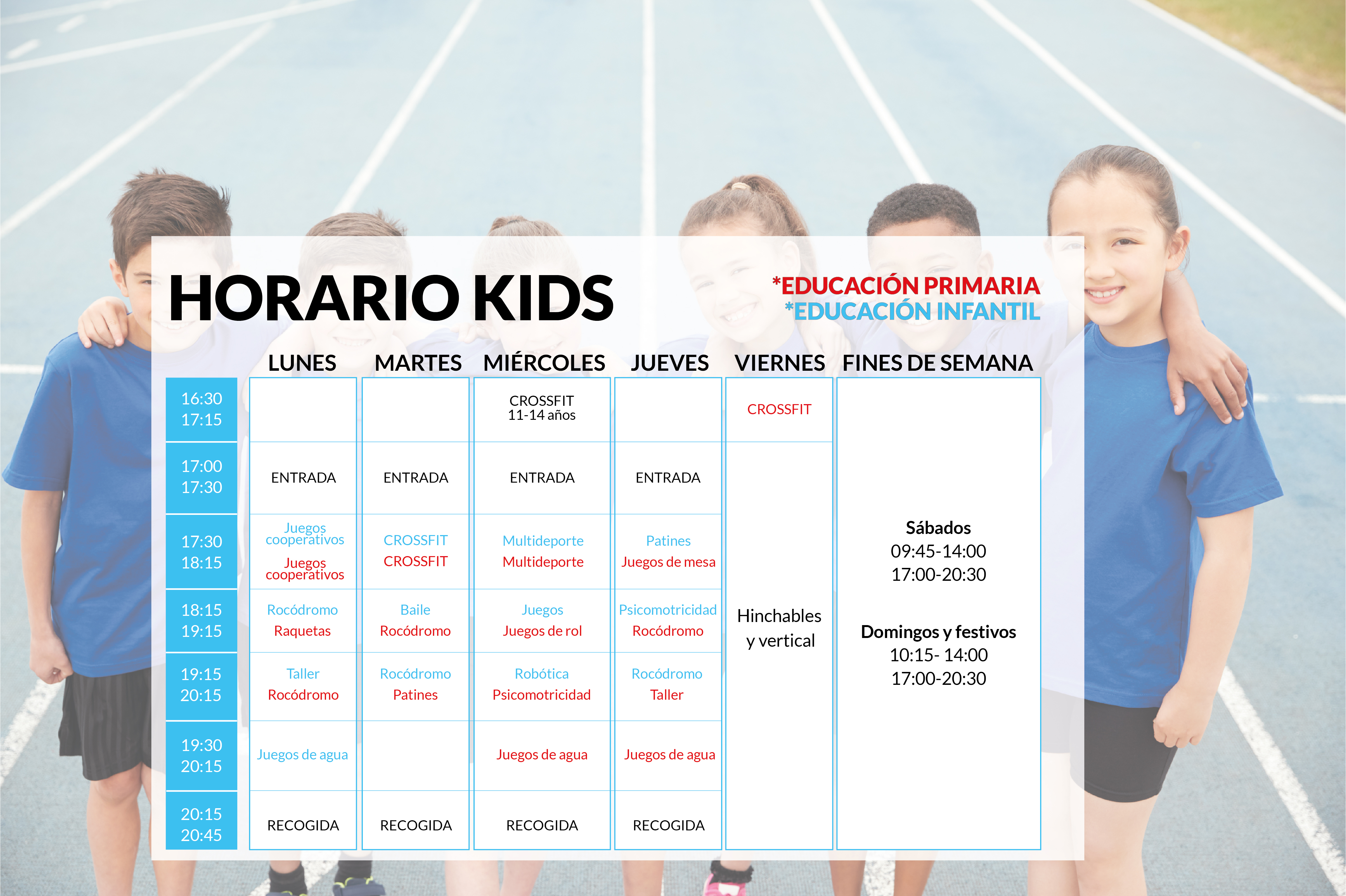 Horario KIDS